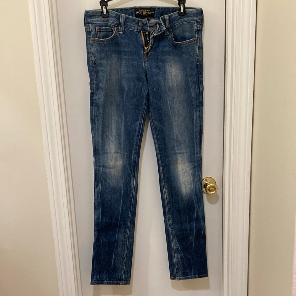 Lucky Brand Blue Skinny Jeans Medium Wash